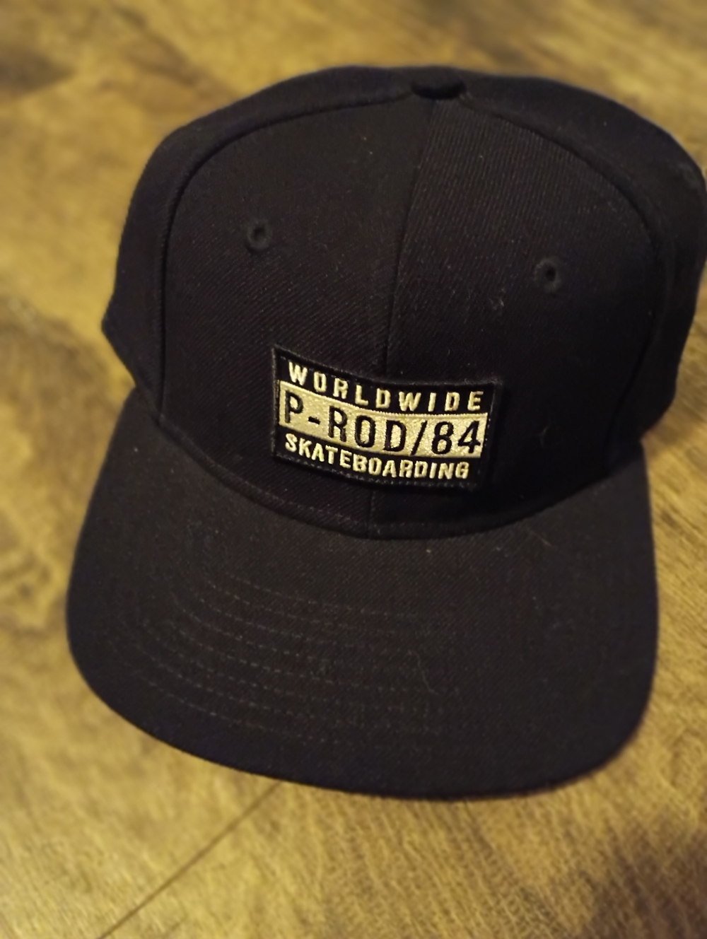 Nike SB P-ROD/84 Worldwide Skateboarding Black Snapback Hat